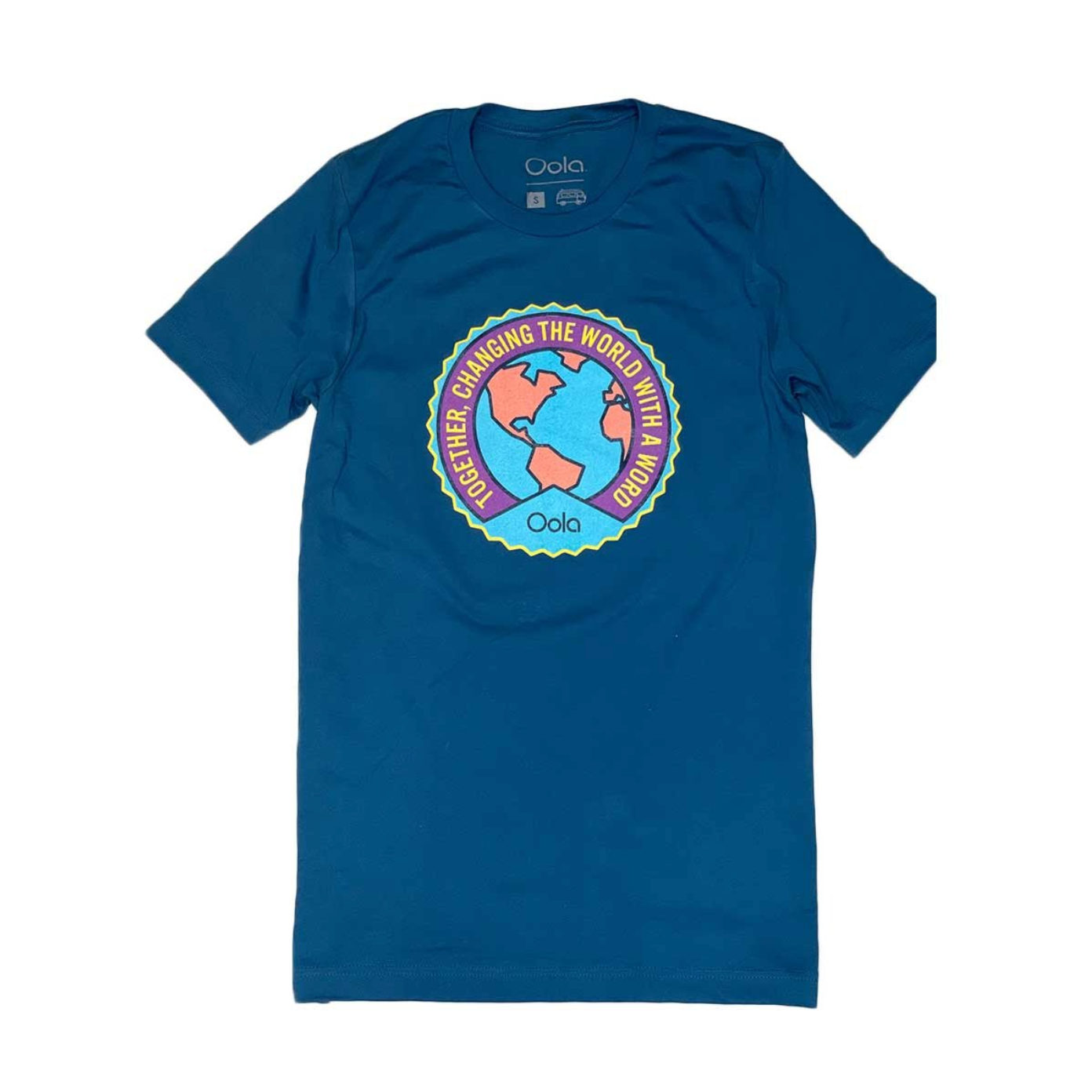 Teal Unisex TOGETHER CHANGING THE WORLD Short-Sleeve